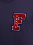  - FDMTL - Textured 'F' Badge Cotton Crewneck T-Shirt