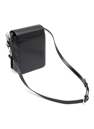 Detail View - Click To Enlarge - KARA - THICK CHAIN BOXY LEATHER CROSSBODY BAG