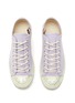 Detail View - Click To Enlarge - ACNE STUDIOS - TUMBLED CANVAS LOW TOP LACE UP SNEAKERS