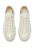 Detail View - Click To Enlarge - ACNE STUDIOS - TUMBLED CANVAS LOW TOP LACE UP SNEAKERS
