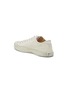  - ACNE STUDIOS - TUMBLED CANVAS LOW TOP LACE UP SNEAKERS