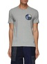 Main View - Click To Enlarge - FDMTL - CIRCLE PATCH COTTON JERSEY T-SHIRT
