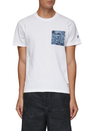 Main View - Click To Enlarge - FDMTL - PATCH POCKET DETAIL COTTON JERSEY T-SHIRT