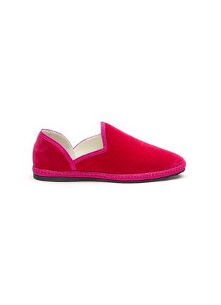 Main View - Click To Enlarge - THE ROW KIDS - Friulane' Kids and Toddler Velvet Flats