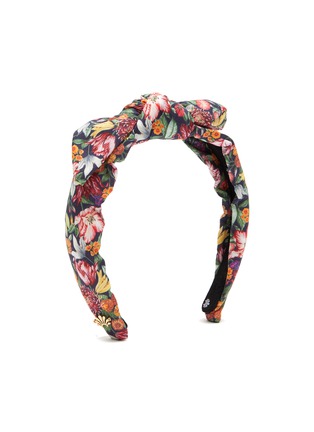 Figure View - Click To Enlarge - LELE SADOUGHI - x Liberty 'The Knotted Handband' in Floral Printed Canvas