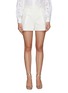 Main View - Click To Enlarge - CAROLINA HERRERA - High Waisted Cotton Twill Shorts