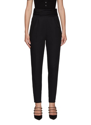 Main View - Click To Enlarge - CAROLINA HERRERA - HIGH WAIST PEG LEG SUITING PANTS