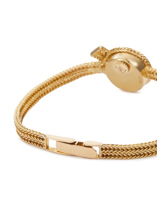  - LANE CRAWFORD VINTAGE WATCHES - Piaget 18K Gold Coiling Chain Bracelet Round Watch