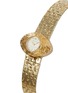 Detail View - Click To Enlarge - LANE CRAWFORD VINTAGE WATCHES - Rolex Chameleon Hammered 18K Gold Oval Watch