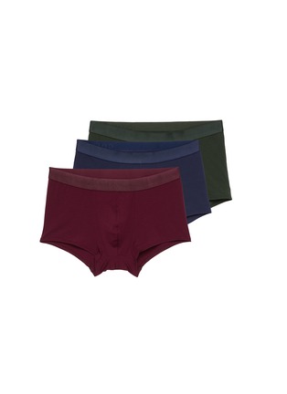 Main View - Click To Enlarge - CDLP - Low waist boxer trunks pack of 3