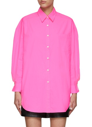 Main View - Click To Enlarge - THE FRANKIE SHOP - Melody' Relaxed Fit Organic Cotton Shirt