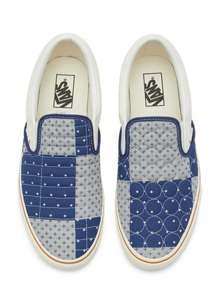 Detail View - Click To Enlarge - VANS - Skate' Quilted Canvas Patchwork Slip On Sneakers