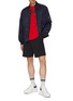 Figure View - Click To Enlarge - Y-3 - Elastic Waist Running Shorts