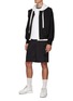 Figure View - Click To Enlarge - Y-3 - UTILITY MID LENGTH POCKET DETAIL SWIM SHORTS