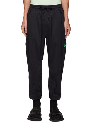 Main View - Click To Enlarge - Y-3 - ELASTIC WAIST CUFFED TAPERED NYLON PANTS