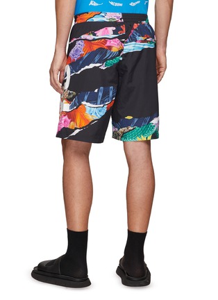 Back View - Click To Enlarge - Y-3 - AOP GRAPHIC PRINT SWIM SHORTS