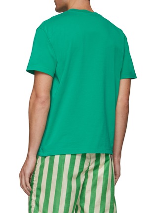 Back View - Click To Enlarge - JACQUEMUS - Tennis court graphic print t-shirt