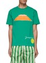 Main View - Click To Enlarge - JACQUEMUS - Tennis court graphic print t-shirt