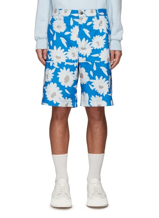 Main View - Click To Enlarge - JACQUEMUS - ‘Le short Giardino' floral print cotton shorts