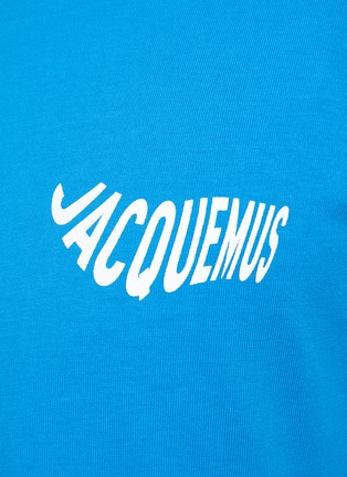  - JACQUEMUS - Swirl logo print t-shirt
