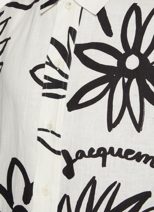  - JACQUEMUS - ‘La chemise Moisson' floral print linen shirt