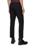 Back View - Click To Enlarge - SOLID HOMME - Elastic Waist Wool Blend Crop Pants