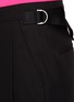  - SOLID HOMME - Side Belt Detail Cotton Crop Pants