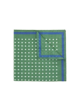 Main View - Click To Enlarge - STEFANOBIGI MILANO - Dot Print Cotton Handkerchief
