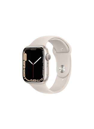 Main View - Click To Enlarge - APPLE - Apple Watch Series 7 — Starlight Aluminium Case with Starlight Sport Band