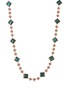 Main View - Click To Enlarge - ROBERTO COIN - Palazzo Ducale' Diamond Malachite Ruby 18k Rose Gold Necklace