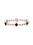Main View - Click To Enlarge - ROBERTO COIN - Palazzo Ducale' Diamond Jade Ruby 18k Rose Gold Bracelet