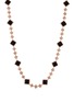 Main View - Click To Enlarge - ROBERTO COIN - Palazzo Ducale' Diamond Jade Ruby 18k Rose Gold Necklace