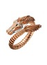 Detail View - Click To Enlarge - ROBERTO COIN - Animalier Cheval' Diamond Ruby 18k Rose Gold Bracelet
