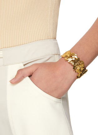 Figure View - Click To Enlarge - AURÉLIE BIDERMANN - TANGERINE' GOLD PLATED CUFF BRACELET