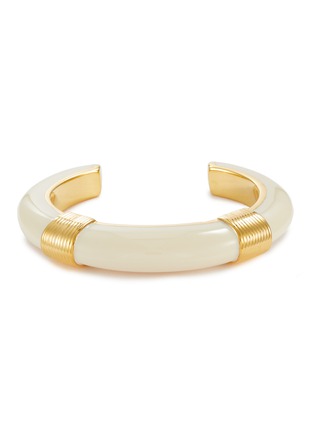 Main View - Click To Enlarge - AURÉLIE BIDERMANN - Katt' 18k Gold-plated Enamel Bracelet