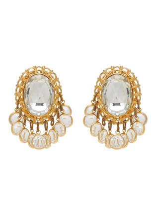 Main View - Click To Enlarge - LANE CRAWFORD VINTAGE ACCESSORIES - VINTAGE KENNETH JAY LANE CRYSTAL SINGLE EARRING