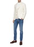 Figure View - Click To Enlarge - BRUNELLO CUCINELLI - Medium Wash Slim Jeans