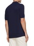 Back View - Click To Enlarge - BRUNELLO CUCINELLI - Ribbed Cotton Knit Polo Shirt