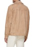 Back View - Click To Enlarge - BRUNELLO CUCINELLI - Snap Buttoned Suede Shirt Jacket