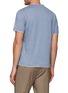 Back View - Click To Enlarge - BRUNELLO CUCINELLI - Double Layered Crewneck Cotton Linen Blend T-Shirt