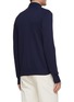 Back View - Click To Enlarge - BRUNELLO CUCINELLI - Convertible Collar Cotton Knit Cardigan