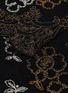 Detail View - Click To Enlarge - JANAVI - Beaded Floral Embellishment Lace Trimmed Cashmere Scarf