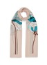Main View - Click To Enlarge - JANAVI - Aurum Lily Cashmere Scarf