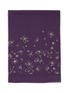 JANAVI - x Keira Chaplin Sequined Star Embellishment Fray Trimmed Cashmere Scarf