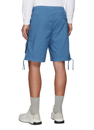Back View - Click To Enlarge - STONE ISLAND - Light Stretch Cotton Cargo Bermuda Shorts