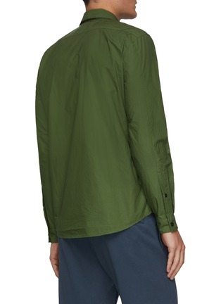 Back View - Click To Enlarge - STONE ISLAND - Paracadute' Cotton Shirt