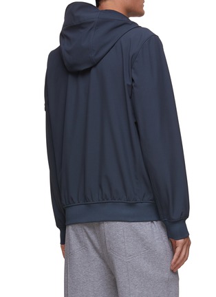 Back View - Click To Enlarge - STONE ISLAND - HOODED ZIP UP BLOUSON