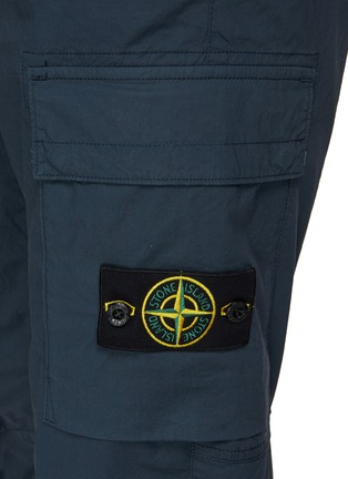  - STONE ISLAND - Paracadute' Logo Appliqued Side Pocket Cargo Jogger Pants