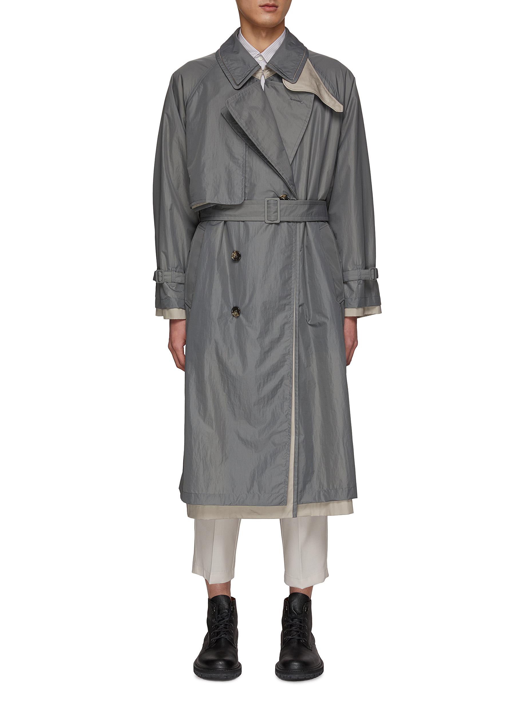 nylon trench coat