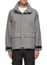 Main View - Click To Enlarge - YOKE - Stand collar nylon military jacket